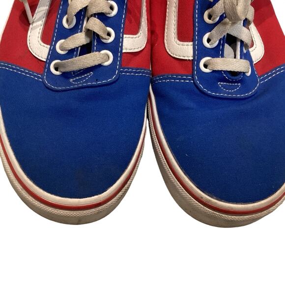Vans Old Skool BMX Checker Red Blue - Picture 3 of 6